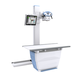 Sliding<BR>column<BR>x-ray system